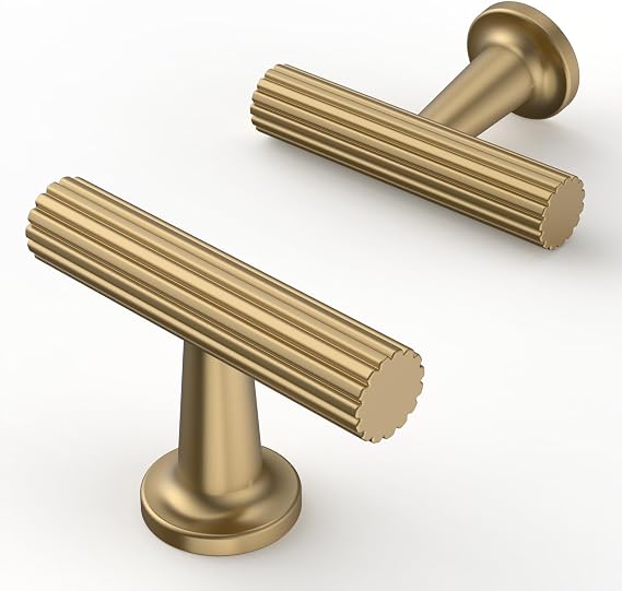 10 Pack Champagne Bronze Cabinet Knobs 45mm Kitchen Solid Zinc Alloy Drawer Knobs