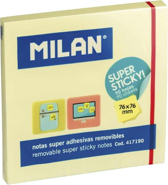 Pad 90 Super Sticky Notes 76 x 76 mm