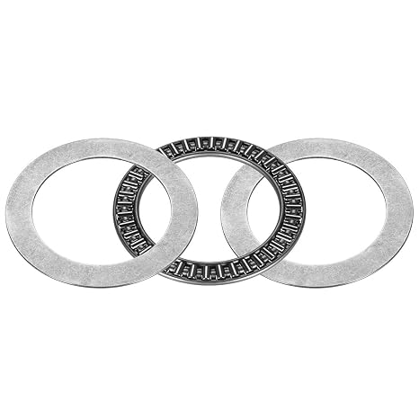 sourcing map AXK5070 Needle Roller Thrust Bearings 50x70x3mm(ID*OD*T)