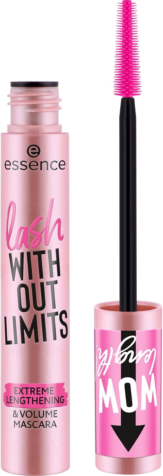 essence WITHOUT LIMITS EXTREME LENGTHENING & VOLUME MASK, LONG-LASTING, VOLUME, ULTRA-BLACK, Elongate (12ml)