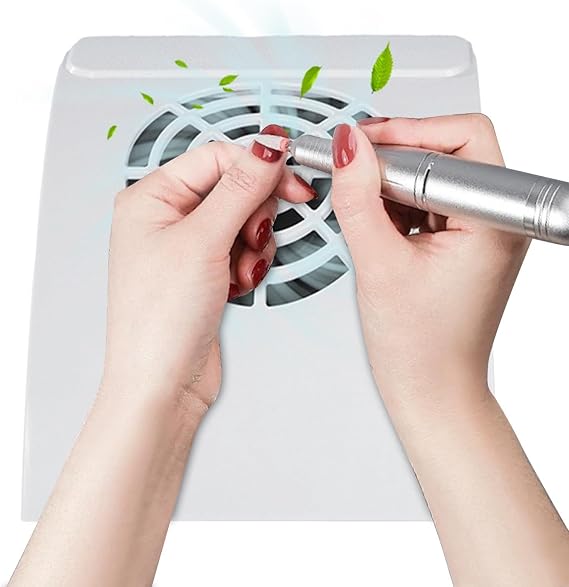 Nail Dust Collector Electric Professional Powerful Quiet Home Manicure Tool