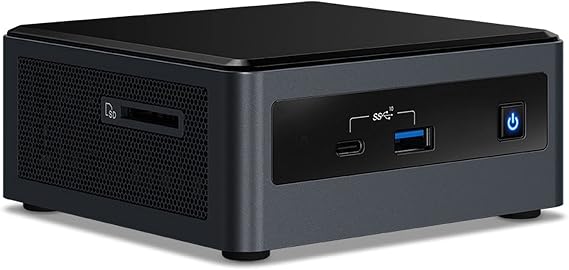 Intel NUC 10 Performance Kit Business Mini PC Desktop, Quad-Core i5-10210U up to 4.20 GHz, 6core 12thread 12MB Cache, 25W UHD Graphics, No RAM+SSD+OS, Add't Components Needed