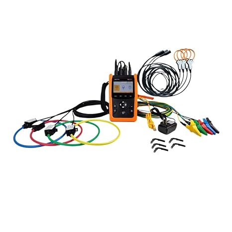 Power Quality Analyzer, Photovoltaic Three-phase Power Quality Analyzer, Solar Power Monitoring Meter, Bidirectional Power Metering(Host 100mm coil20 600A)