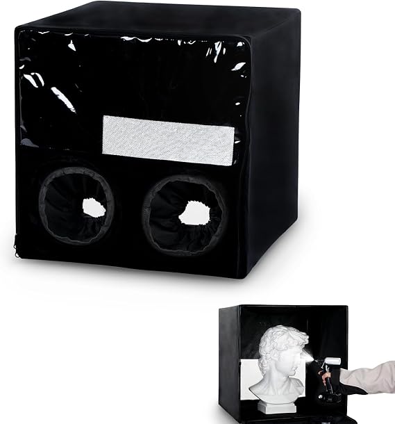 Portable Spray Booth, Hobby & Professional Spray Booths Small Cabin for Airbrush, Spray Tent for Spraying Models, Nail Art, Crafts, DIY Projects
