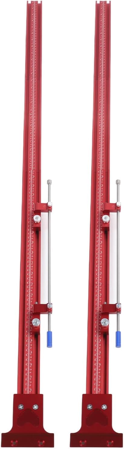 Parallel Rail Guide System Aluminum Alloy Circular Saw Guide Rail Woodworking Track Universal Tool Set Kit