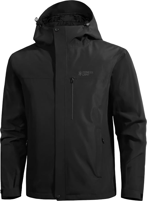 Pioneer Camp 2L Waterproof Hiking Jacket,10000mm Ripstop Rain Jacket