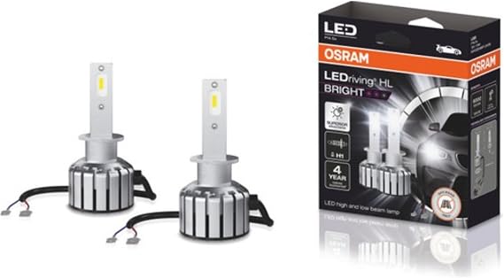Osram H1 LED Xenon Kit Ledriving Hl Brıght%300 Fazla Işık / 4 Yıl Garantili 12V (2 Adet Far Için) [Enerji Sınıfı A]