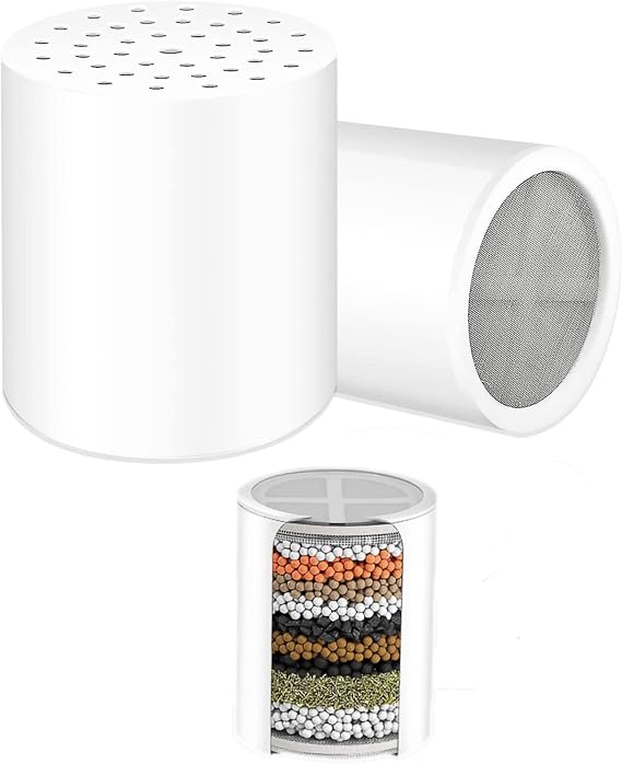 2 Pack 20 Stage Showerhead Filter Replacement for Aqua-Bliss SF100/SF220