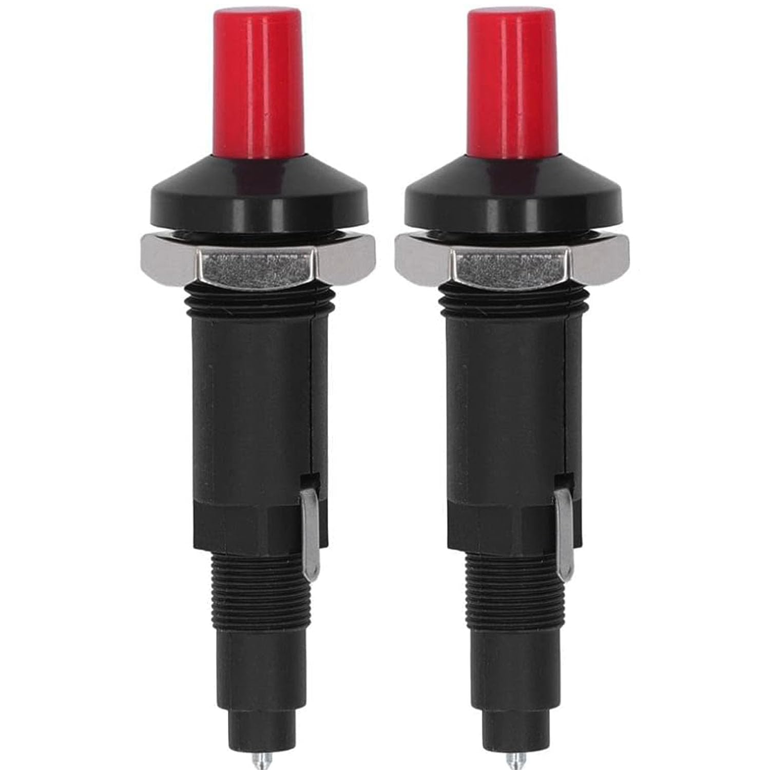 2 x Piezo Igniter,Button Igniter,1 Out 2 Piezo Spark Igniter Electrode Spark Igniter Gas Grill Igniters for gas fireplace & oven