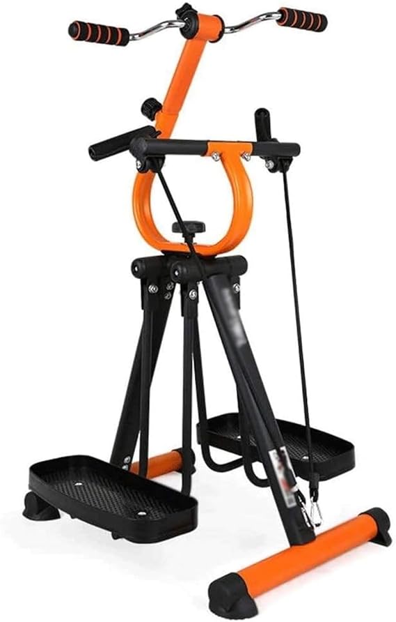 Under Desk Elliptical Machine, Folding Pedal Exerciser with Adjustable Resistance for Home & Office, Air Walk Trainer Stepper for Seated Fitness, Leg Exercise & Physical Rehab