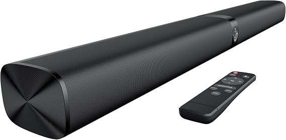 GarageRock Soundbar für TV Geräte Teilbare 2-in-1 Set of Standlautsprecher Auto-Volume-Boost 3 Sound Modi Surround Soundsystem Bluetooth 5.3 ARC/Opt/Aux TV Lautsprecher für Fernseher Monitor