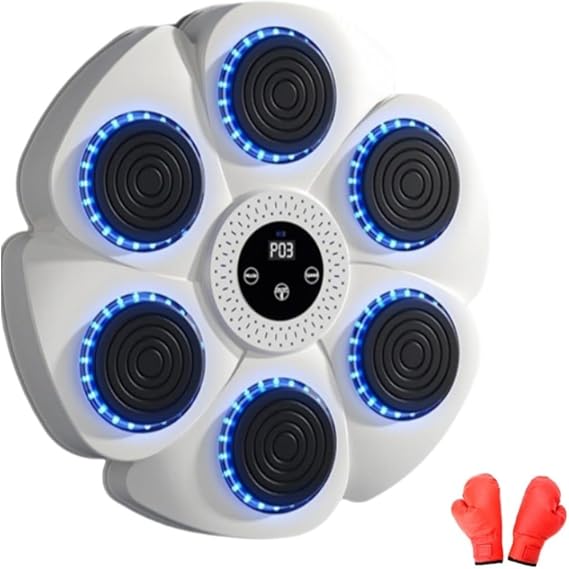 Music Boxing Machine Music Boxing Bluetooth With Light Music Boxing Machine Smartphone Connection Boxing Machine 40cm Smart Rhythm Boxing Machine Wall-mounted Wall Punching Bag Punching Wall