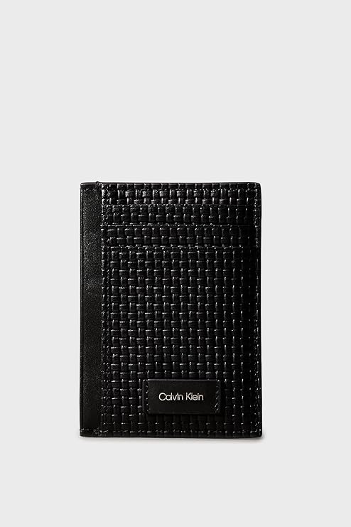 Calvin Klein Logolu Deri Kartlık LV04D1126GUB1 Erkek CÜZDAN LV04D1126G UB1