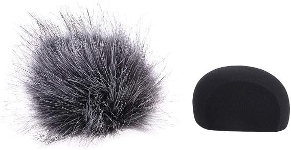 Foams Sponge Microphone Cap Mic Cover Soft Foam Cover Filter Sponge Grill Windscreen Protect For ZOOM H5 H6 Furry Windscreen Muff