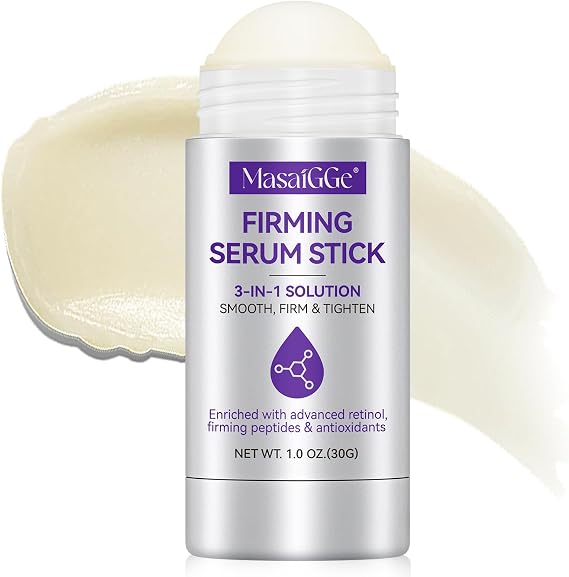 Retinol Firming Serum Stick, Anti Wrinkle Face Cream, Deep Moisturizing & Hydrating, Skin Tightening & Lifting, Enhance Skin Elasticity, Anti-Aging Retinol Stick for Women & Men (1)