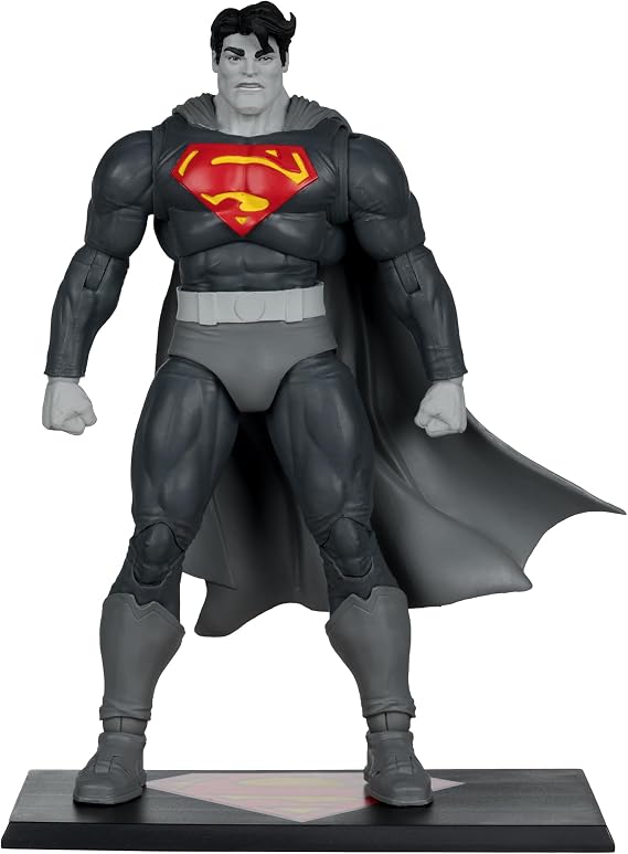 McFarlane DC Multiverse Aksiyon Figürü Süpermen (The Dark Knight Returns) (Black & White Accent Edition) (Gold Label) 18 cm
