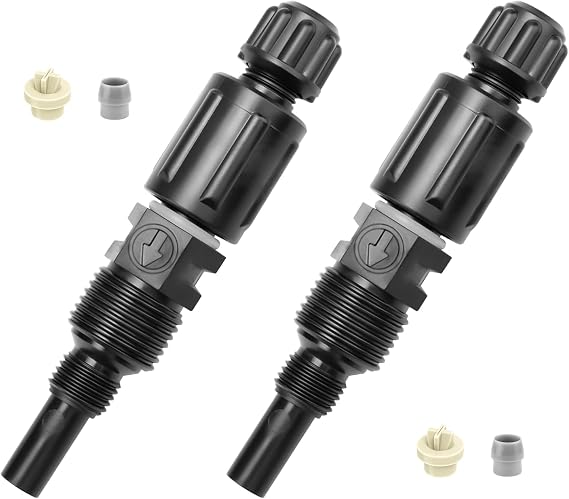 2 Pack 1/4 Inch UCDBINJ Injection Check Valve for Sten-Ner Pumps, Compatible With Most 45, 85, 100 And 170 Series, Classic Series, Single Head, S420, S128, S10p, Vx, Sv, S Series Pump Parts