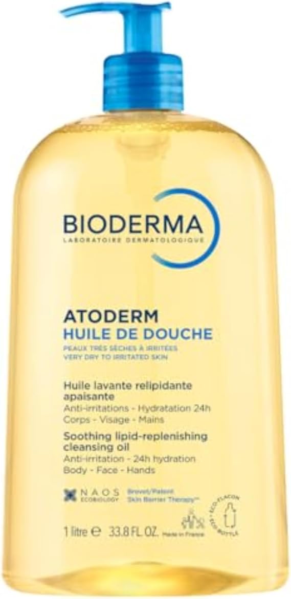 Bioderma Atoderm Shower Oil Kuru Ciltler için Niasinamid İçeren Nemlendirici ve Besleyici Duş Yağı Bebek, Çocuk ve Yetişkin Kullanımına Uygun
