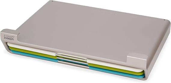 Joseph Joseph Folio Slim 3 Parçalı Raf Altı Doğrama Tahtası Seti, Çok Renkli