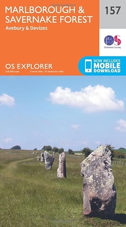 Marlborough & Savernake Forest Map | Avebury & Devizes | Ordnance Survey | OS Explorer Map 157 | England | Walks | Hiking | Maps | Adventure