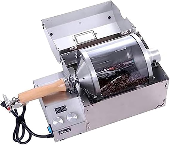 Electric Coffee Roaster 1200W Coffee Bean Roasting Machine, 400g Drum, Professional Home & Restaurant Use