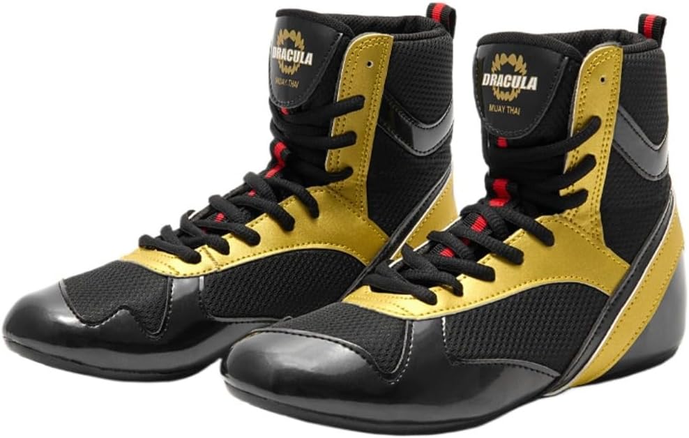 Boxing Wrestling Shoes for Men Women Boys Kids Sports Training Sneakers Big Size Professional Fighting Boots Mens Boxing Shoes Martial Arts Master Training Mesh Bow Lightweight, multicolor