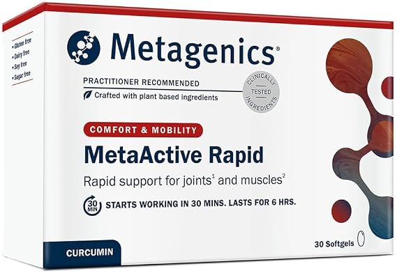 Metagenics MetaActive Rapid with Turmeric & Boswellia - 30 Capsules