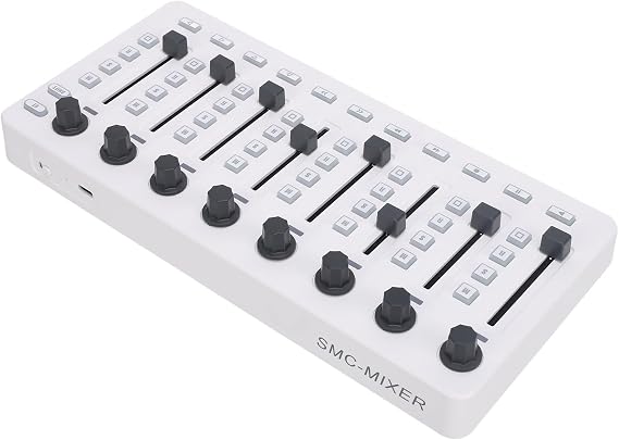 USB MIDI Controller Mixer 8 Knobs 43 Keys Portable Mixing Console for