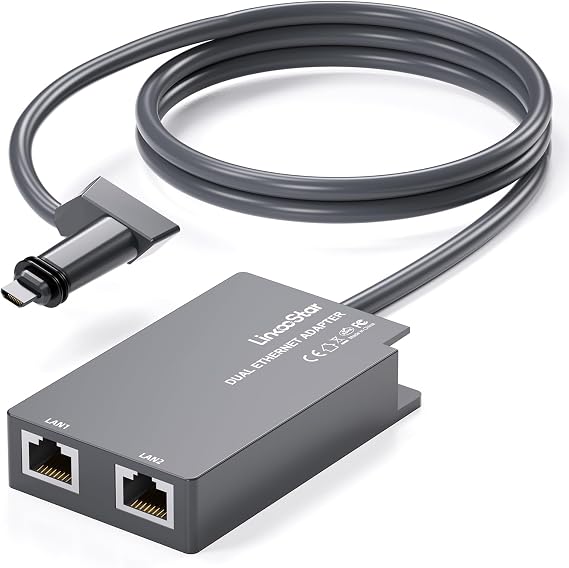 Dual-Ports for Starlink Ethernet Adapter Gen2, Starlink V2 Ethernet Adapter