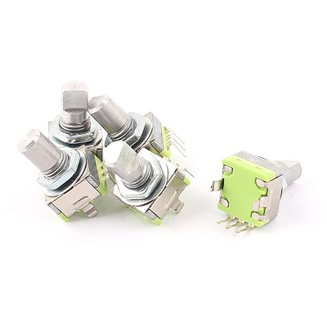 sourcingmap 5pcs 7.5mm Rotary Encoder Switch Electronic Components