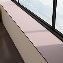 window-sills Narrow Window Sill Pad, Adjustable & Waterproof Bay Windows Cushion With Non Slip Bottom, Absorbent Dust-Proof Windowsill Seat Mat(Pink L x W,100x10cm/39x4)