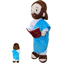 Generisch Jesus Stofftier30cm Weiche Kuschelfigur Als Cartoon Darstellung - Jesus Puppen Für Kinder Für Erwachsene Kinder Kirche Geburtstag Kuschelbegleiter Trostpuppe