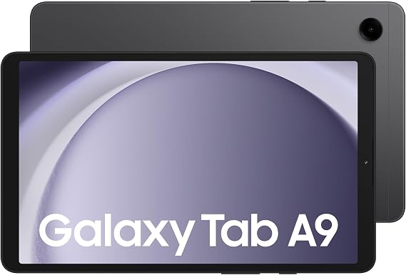 Samsung Galaxy Tab A9 Android Tablet, 128GB Storage, 8GB Ram, Large Display, Rich Sound, Graphite, (UK Version)