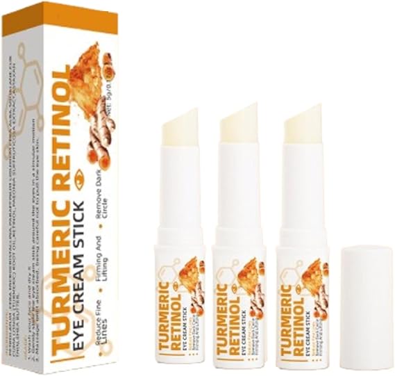 Lumistick for eye bags, turmeric eye cream stick, anti-aging eye cream, reduce puffy eye bags, reduce fine lines