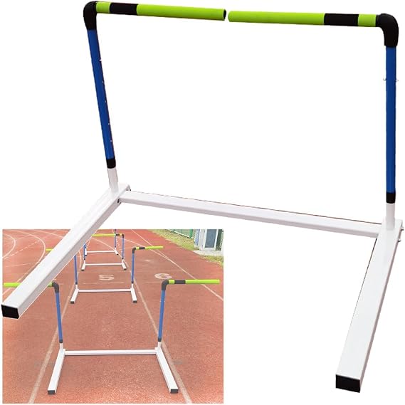 Haies D'athlétisme Haies De Vitesse, Haies D'entraînement D'agilité Réglables en Hauteur, Équipement D'entraînement De Vitesse D'athlétisme pour Enfants Et Adultes,5pcs