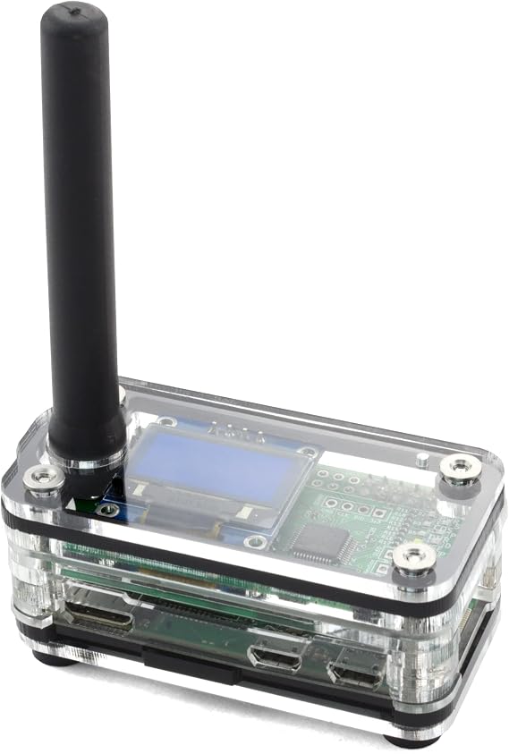C4Labs JRZ-1S case for Raspberry Pi Zero/Zero W & JumboSPOT or LoneStar MMDVM Simplex~Black Ice
