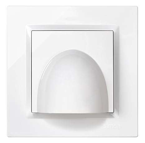 Simon 10 Cable Outlet White