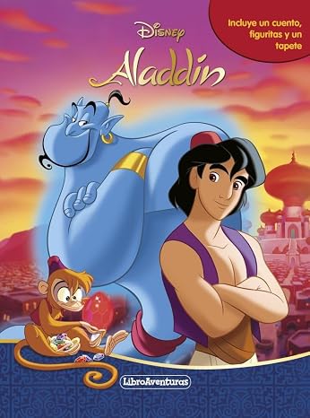 Aladdín. Libroaventuras: Incluye un cuento, figuritas y un tapete