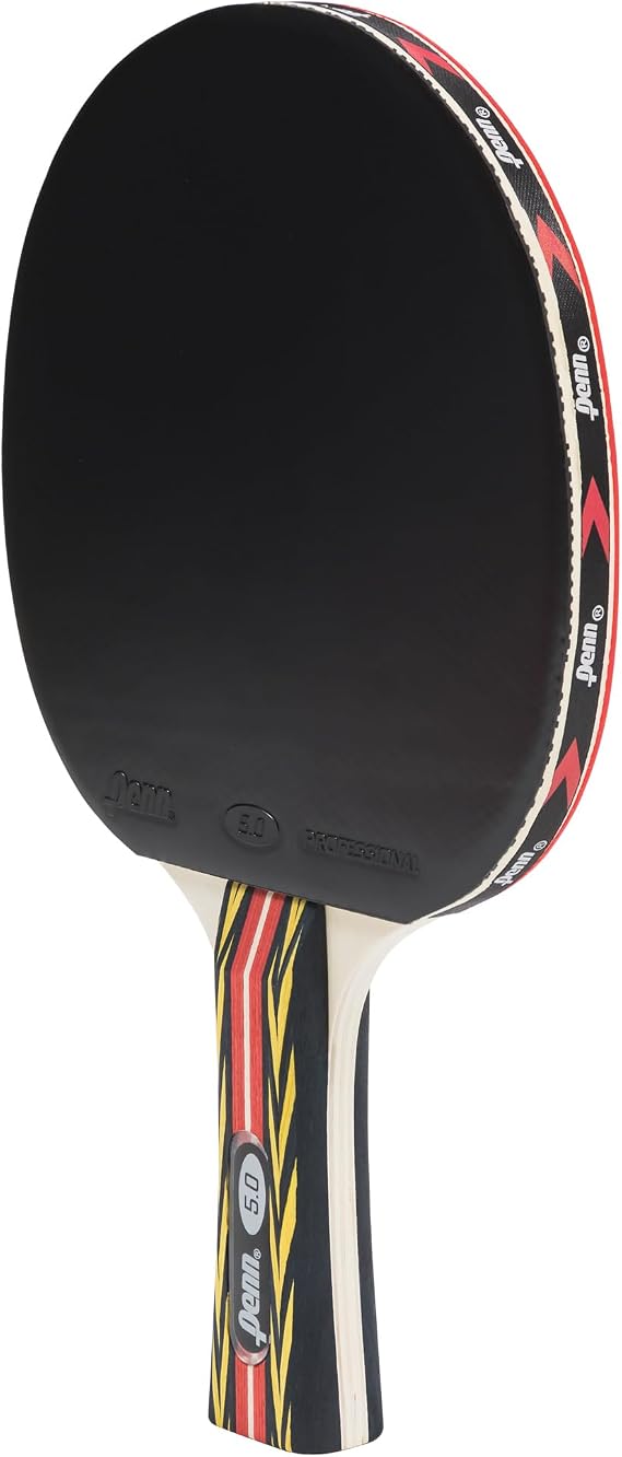 Penn 5.0 Professional Ping Pong Paddles - Choose Single Table Tennis Paddle, or Deluxe 2 or 4 Player Kit with Balls and Storage Case