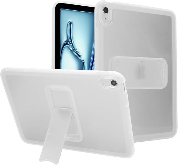 Silicone Tablet Case Compatible with Huawei MatePad 11.5S（2024）,Slim Light Flexible TPU Soft Skin Shockproof Protective Cover [Built-in Kickstand] Clear Translucent Back Shell.Clear