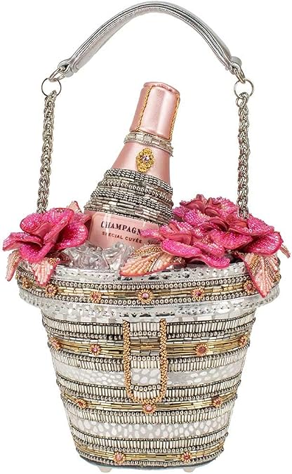 MARY FRANCES Women's Champagne on Ice Top Handle Bag, Multicolored, One Size