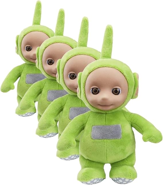 Teletubbies Character Uk 8 Inch Talking Dipsy Soft Toy, Green (Pack of 4)