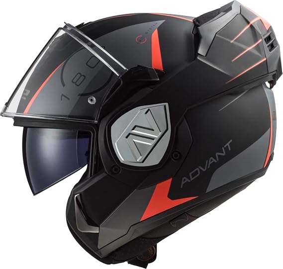 LS2 Modularhelme motorrad ADVANT Codex mat black titanium XS