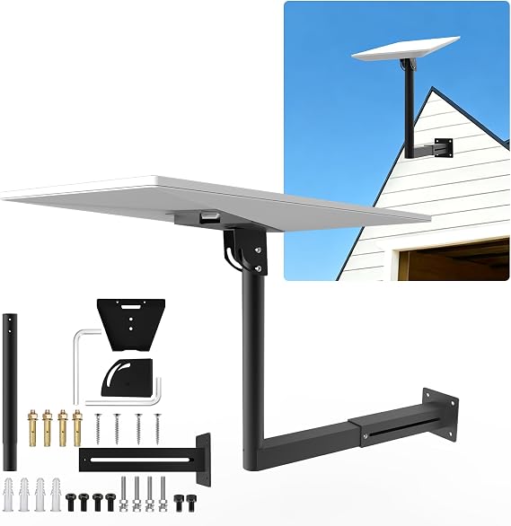 360° Adjustable Wall Mount for Starlink Internet Satellite Kit