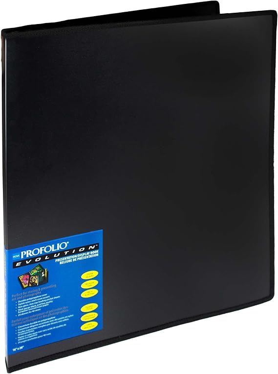 Itoya Evolution Photo Presentation Portfolio 16X20 Black 1 6 EV-12-16
