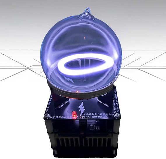 Plasma Ring Drive Ball - 9 cm Diameter, Plasma Ring Exciter, Science Gift for Parties and Outdoor Activities