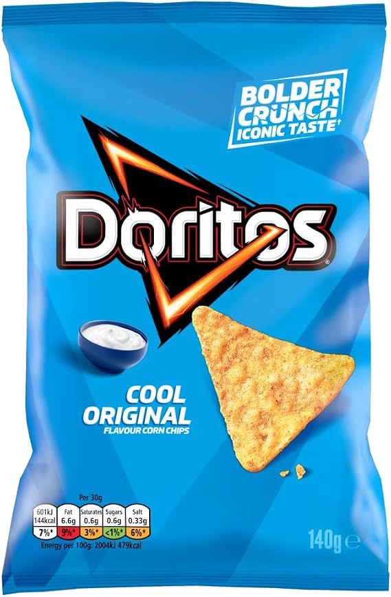 Doritos Cool Original Tortilla Chips Sharing Bag Crisps 140g