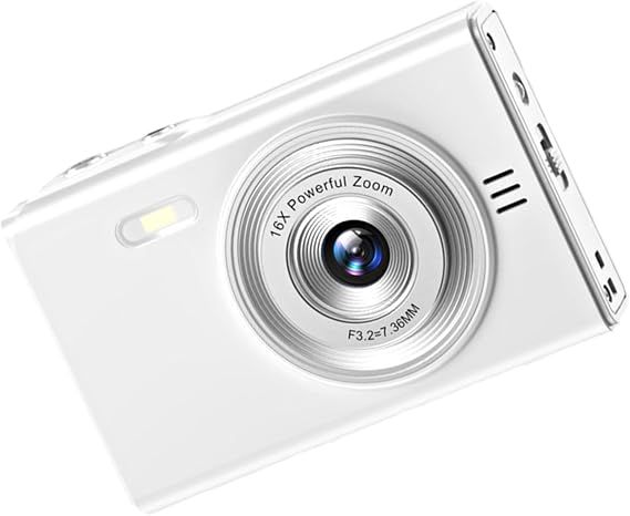 Point And Shoots Digital Camera 48MP Full 1080P 32GB Storage Card Camera for Teenager Digital