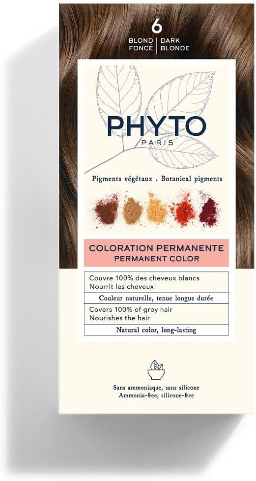 PHYTOCOLOR 6 Blond Fonc+ Huiles d'Alv Pack