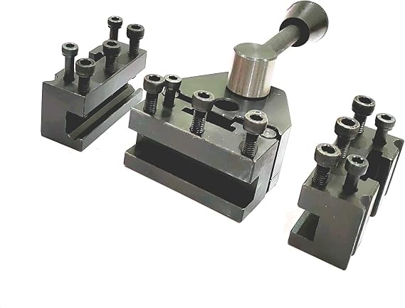 MachEl Swiss Type Quick Change Tool Post Compatible for Direct Mount to Mini Lathes